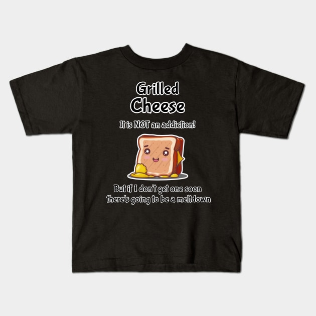 Grilled cheese Kids T-Shirt by Hoofster